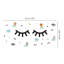 Sleepy Animals with Sleepy Eyes Wall Sticker