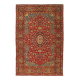 Persian Hand knotted Antique Isfahan 4'6'' X 6'11''
