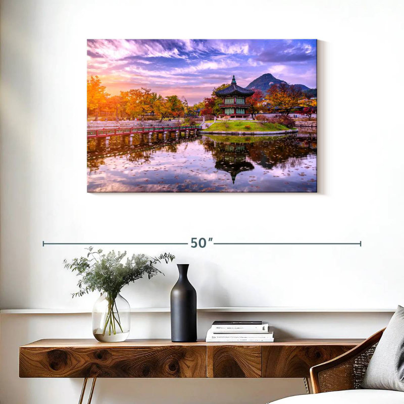 Lilie Hyangwonjeong Pavilion, 24" H x 36" W