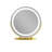 Jimya Stepless Dimmable Round LED Desktop Mirror with 360° Swivel-1937903099
