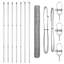 Hexagon Fence Galvanised Steel-702565347-702565359