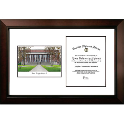 NCAA Harvard Crimson Legacy Scholar Diploma Frame