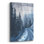  «Winter Turn» par Anika Goodhue, art mural en verre acrylique, 16 po x 24 po
