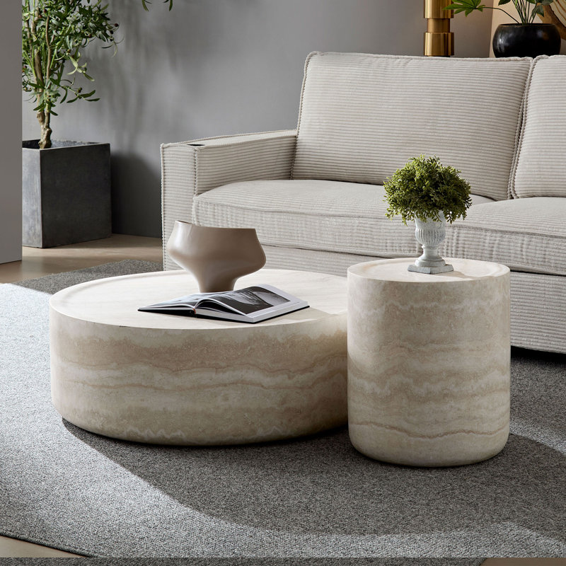 Round Coffee Table Set (Set Of 2)