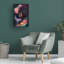 Art mural sur toile tendue - «Black histoire 9» de Wumples, décoration murale pour le salon, la chambre à coucher ou le bureau - 30 x 47