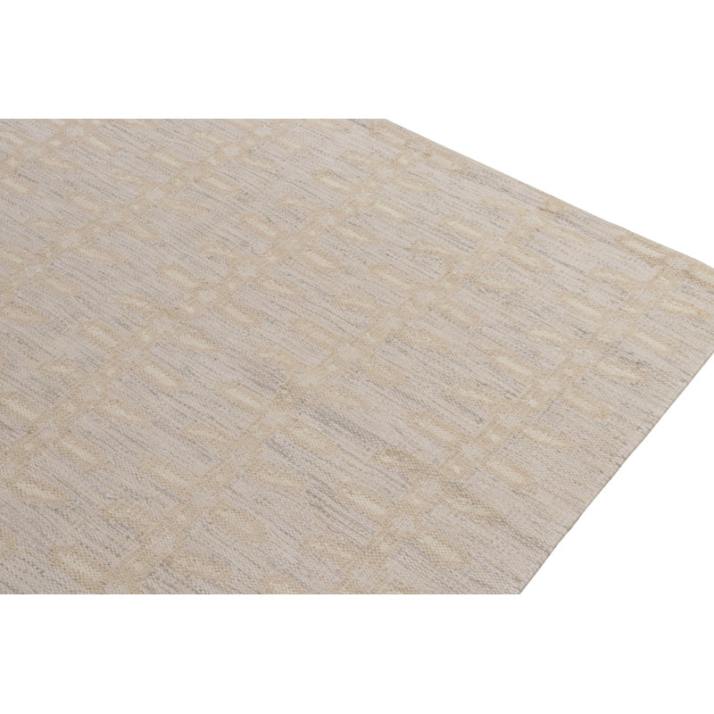 Scandinavian Wool Geometric Area Rug, Rectangle 12' x 16'