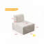 Fauteuil à billes en sherpa