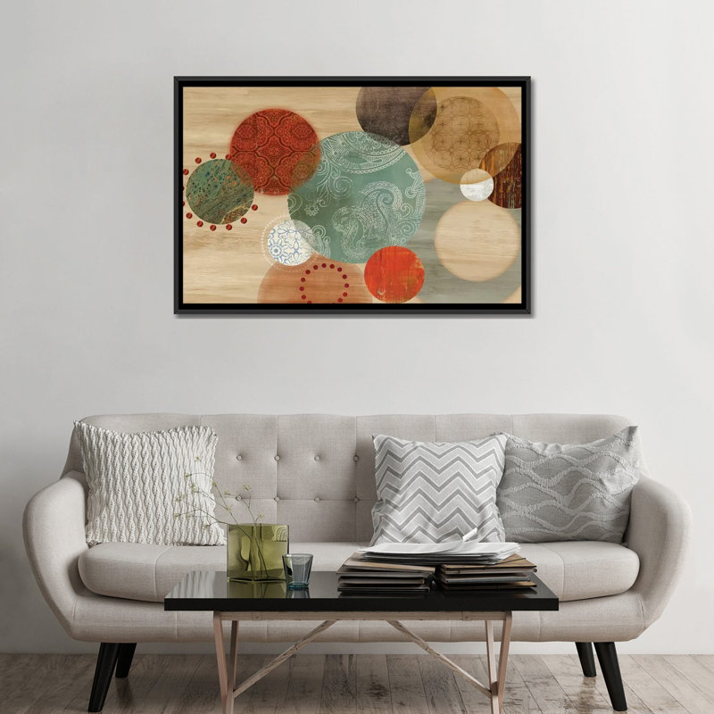 Assentiment - impression sur toile tendue, H 18 po x l 26 po x P 1,5 po, Toile avec cadre noir, Pas de tapis