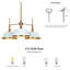 Kennesaw 3 - Light Dimmable Chandelier