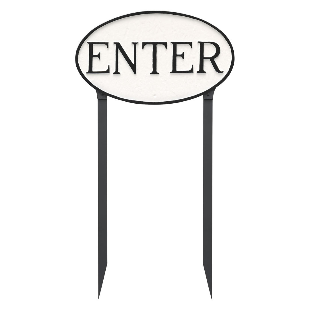 Enter Statement Garden Sign Montague Metal Products Inc. 
