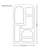 Modern and Simple Cream Style Display Cabinet