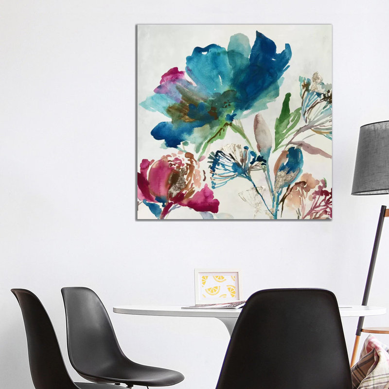 Blossoming II by Asia Jensen - Wrapped Canvas Painting