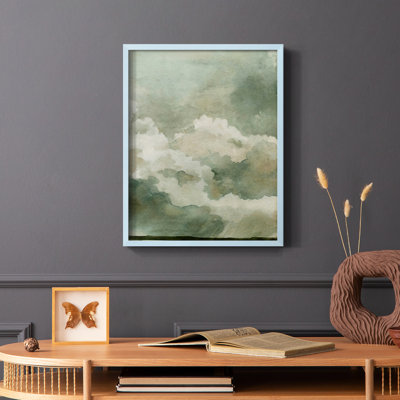 Coming Rain II Framed Print - Solid Wood