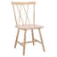 Chaise d'appoint en bois massif Jordyn-742579923