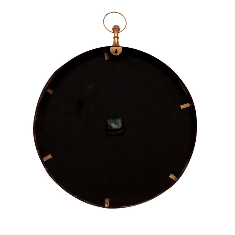 Horloge murale surdimensionnée 24 "Chilhowee Amarachi, Cuivre
