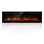 Foyer électrique encastré et mural, foyer avec écran tactile et télécommande, couleur de flamme réglable, 750 W / 1500 W