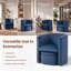 Fauteuil d'appoint rembourré avec repose-pieds Kyah-111282447