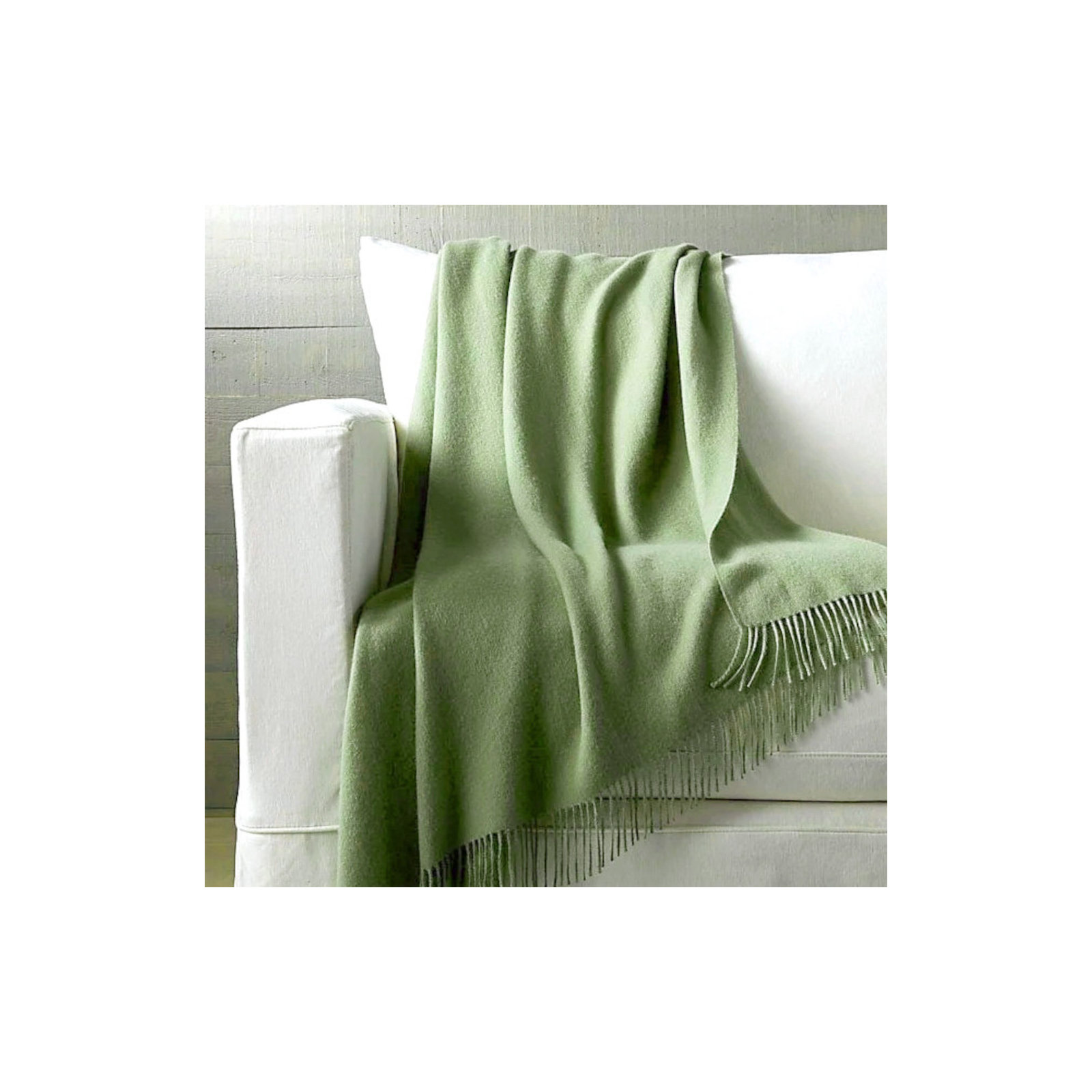 Hudie Quilted Throw Blanket, Green Tea