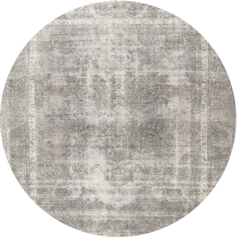 Ahtziri Oriental Indoor Rug, Round 3'