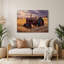 «Farm Farm Tractors», art mural en métal brun-704769047