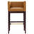 Kingsley Mid-Century Modern Vegan Leather Upholstered Beech Wood Bar Stool in Camel-1011566445-1067021506
