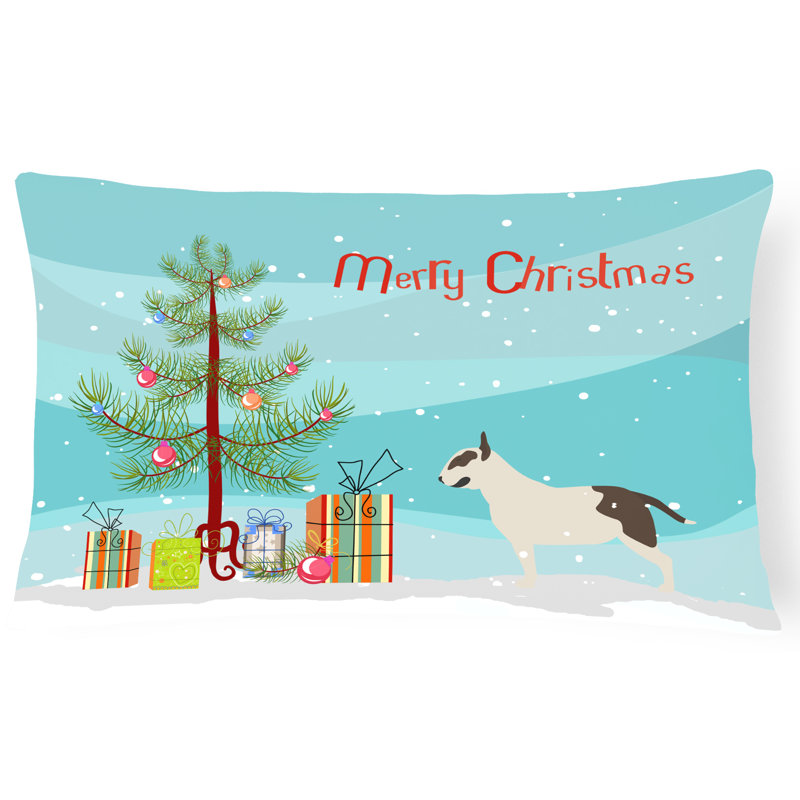 Bull Terrier Indoor/Outdoor Lumbar Pillow