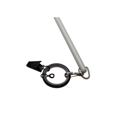 Accessoire de quincaillerie pour rideau en fibre de verre 0,25 po Camas