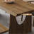 Nut-Brown Rectangular Solid Wood Dining Table-1667831360