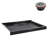 Streamline 42 in. x 36 in. Corner Acrylic Shower Base in Glossy Black with Right Drain, Drain Included-117295531