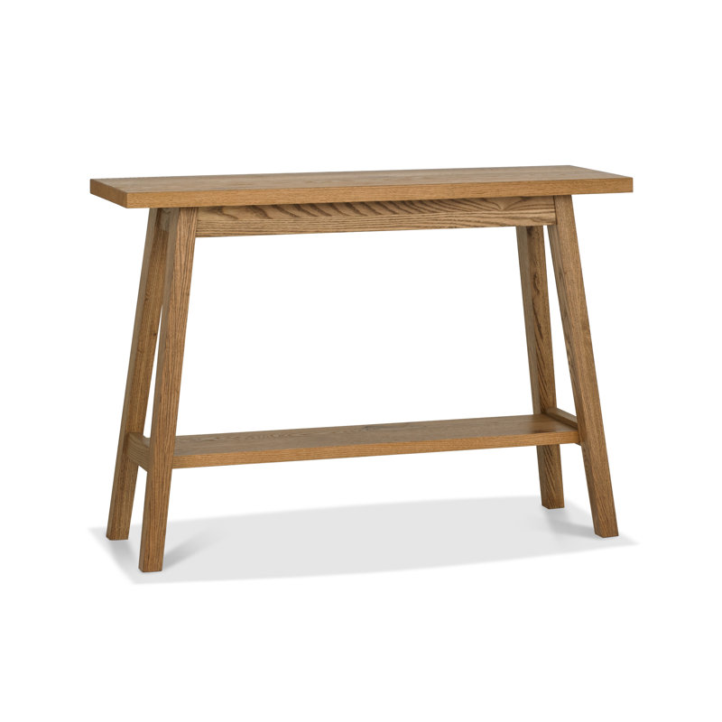 Roscommon Console Table, 78H x 110 W x 38 D cm, Rustic Oak, Rustic Oak