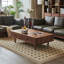 Table de bout en noyer noir