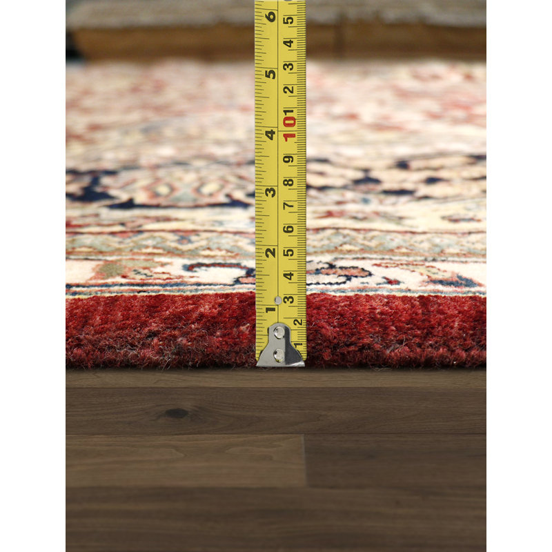 Agra Handmade Wool Floral Area Rug