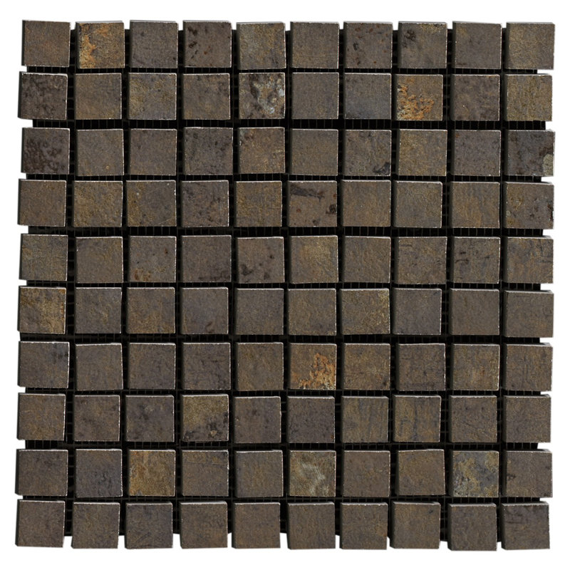 Carrelage mosaïque en grès cérame mat 11,81 po x 11,81 po Ravina (0,96 pi2 / chaque), Cuivre