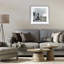 «Still Waters», reproduction encadrée monochrome sous verre, conception par Susan Jill-1846691229-1846691226
