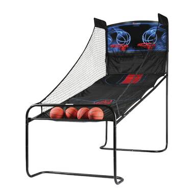 Hall of Games Jeu de basket-ball d'arcade Hall of Games Xtra Long Shot  Ez-Fold Premium avec support de rangement pour 4 balles et Commentaires -  Wayfair Canada