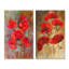 Ensemble de 2 photos sur toiles - Coquelicots en fleurs rouges VII-1155917744-1155917745