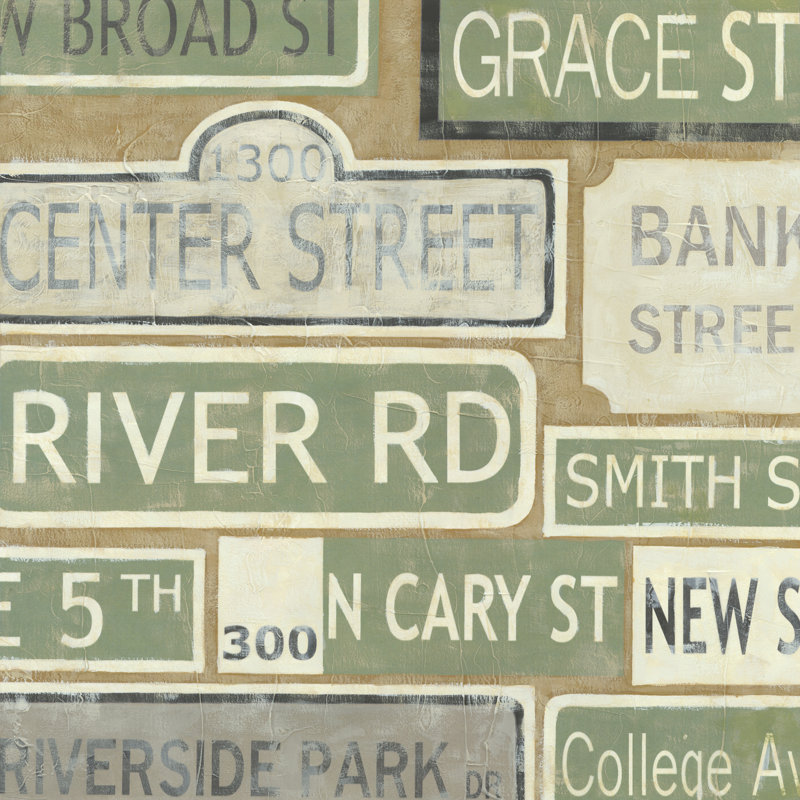 Main Street USA II - Wrapped Canvas Print, 30cm H x 30cm W