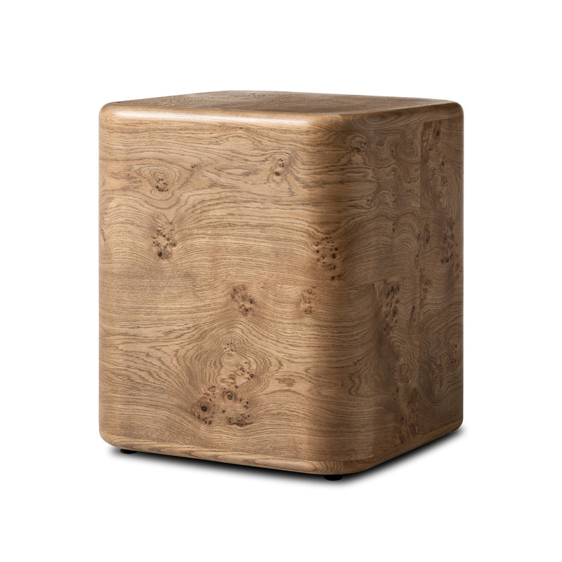 Talessi End Table-Wheat Medium Burl Oak