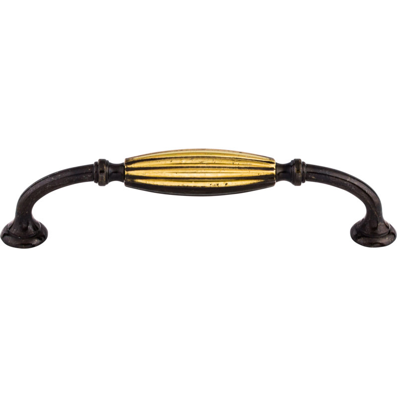 Tuscany Bar Pull, Dark Antique Brass, 5 1/16" Center to Center