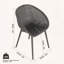 Ensemble de 2 chaises longues modernes en plastique PP toutes saisons-1463463537
