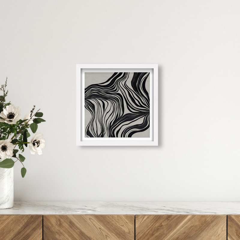Emotional II Print by Oliver Gal, 13.5"H x 13.5"W, White Shadowbox