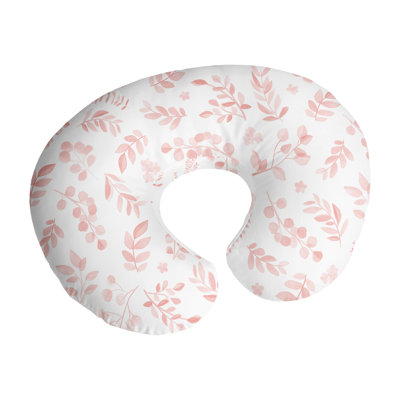 Botanical Blush Pink Nursing Pillow Cover Case by Sweet Jojo Designs