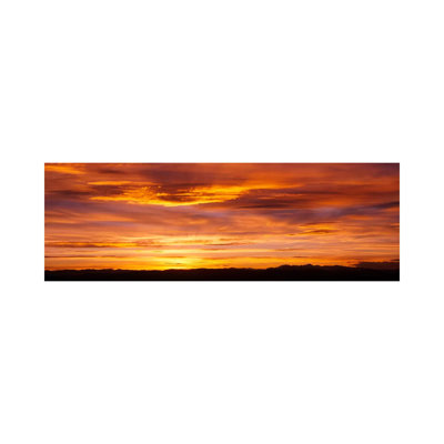 Sky at Sunset, Daniels Park, Denver, Colorado, USA 1 Piece Wrapped Canvas Panoramic Wall Art
