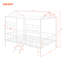Lit mezzanine en métal Misty House Design-313104797-313104799