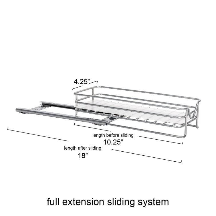 Slim Rolling Pantry Prep & Savour Size: 55.5 H x 6 W x 24.63 D