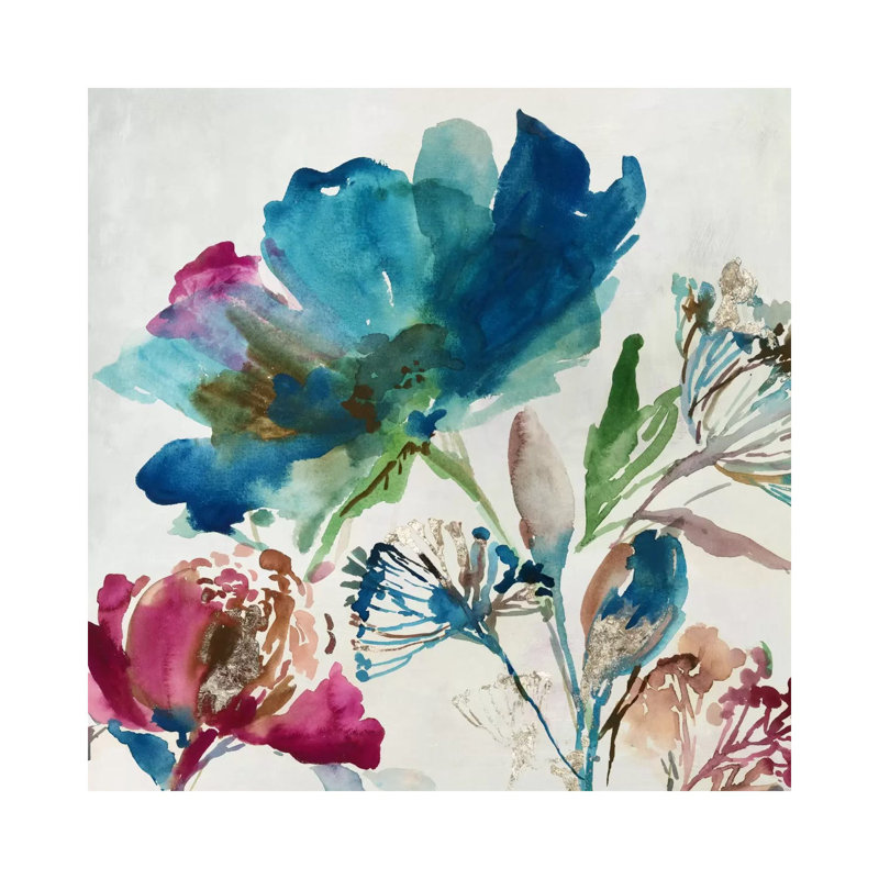 Blossoming II by Asia Jensen - Wrapped Canvas Painting