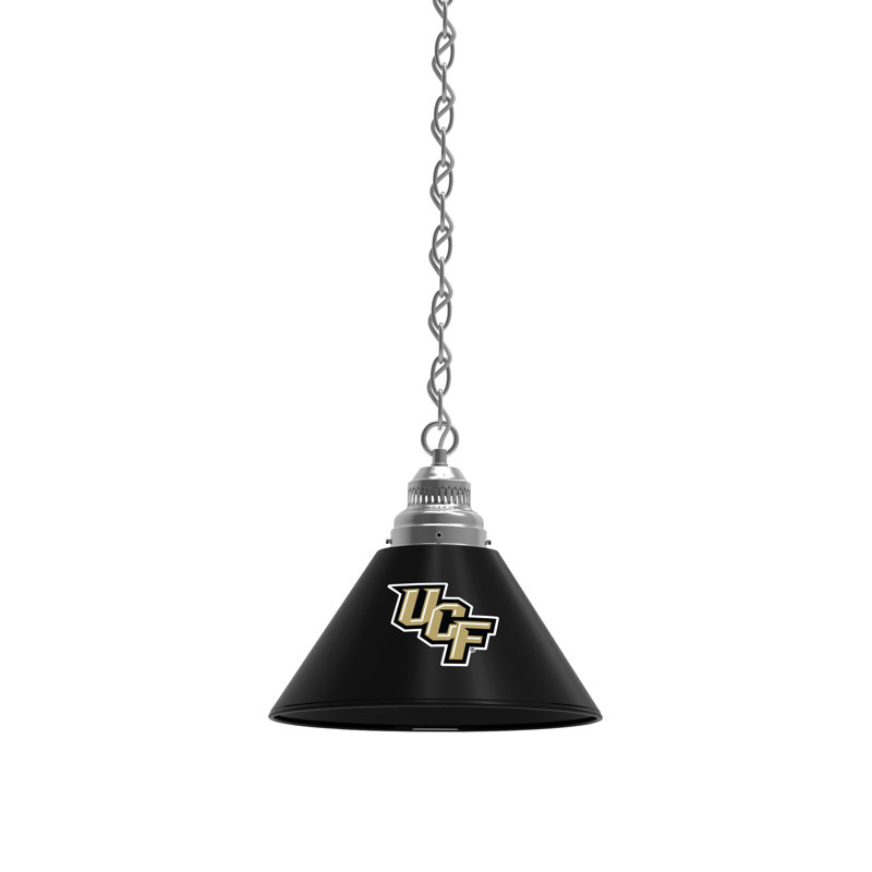 1 - Light Single Pendant, Chrome, UCF Knights