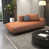 Orange Faux Leather