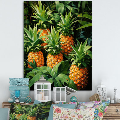 Pineapple Paradise III - Ananas, art mural