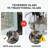 UL Certified Front & Back LED Bathroom Vanity Mirror – Anti-Fog, Tempered Glass, Black Aluminum Frame-192925601